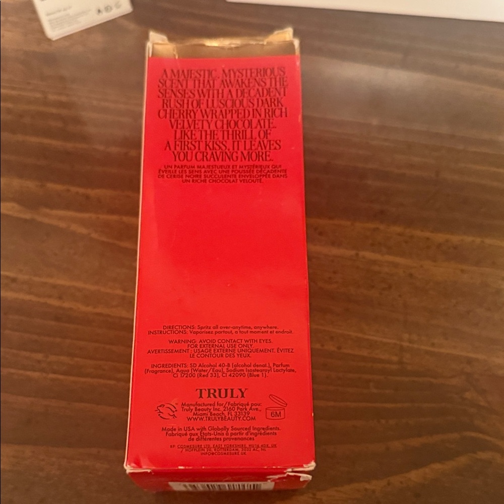 TRULY Ma Chérie Red NWT💯 - Picture 3 of 5